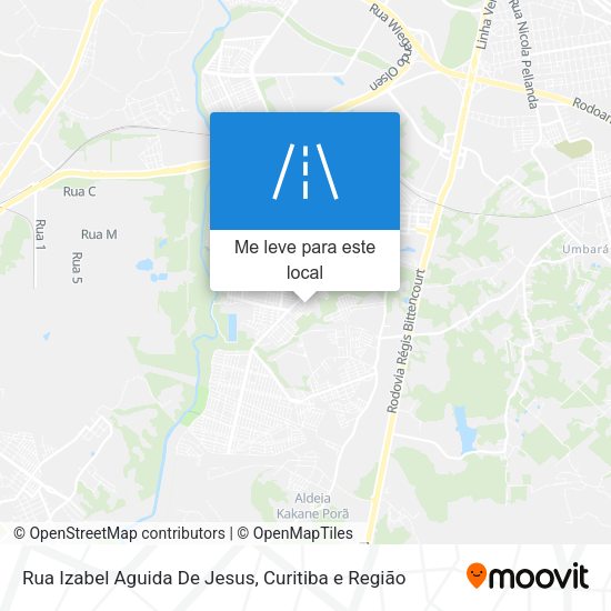 Rua Izabel Aguida De Jesus mapa