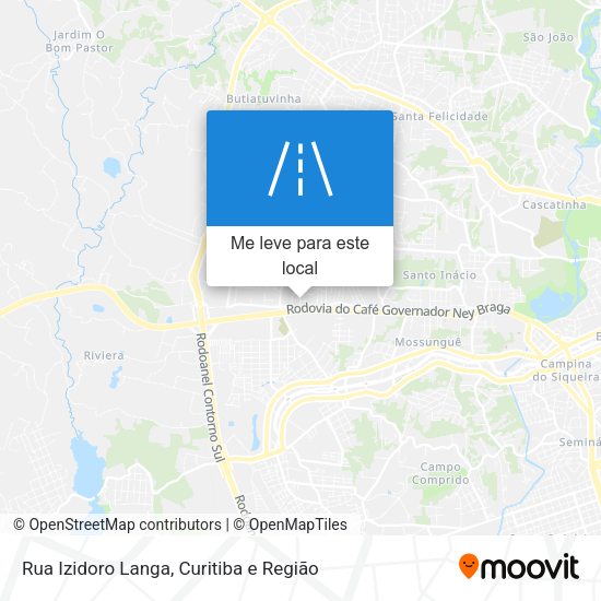 Rua Izidoro Langa mapa