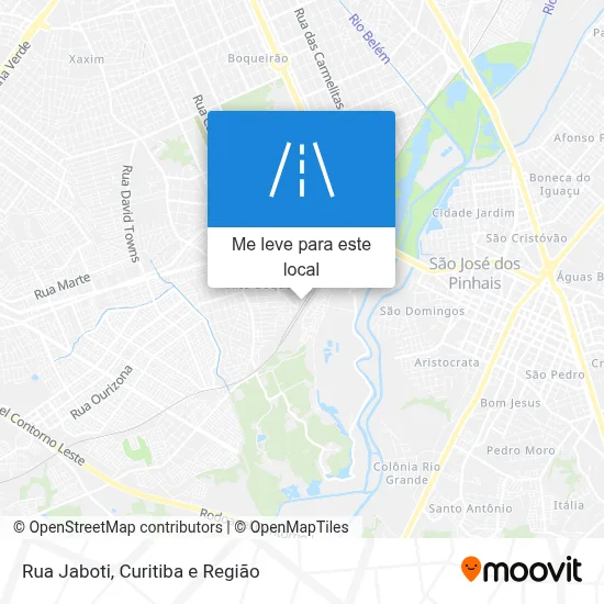 Rua Jaboti mapa