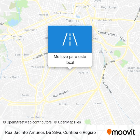 Rua Jacinto Antunes Da Silva mapa