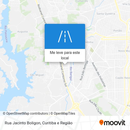 Rua Jacinto Boligon mapa