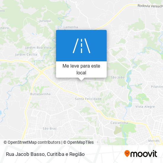 Rua Jacob Basso mapa