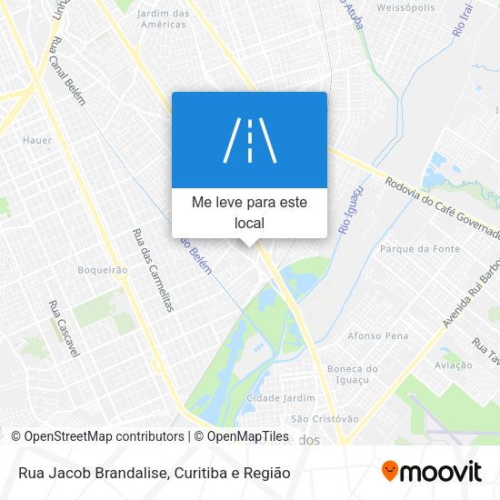 Rua Jacob Brandalise mapa