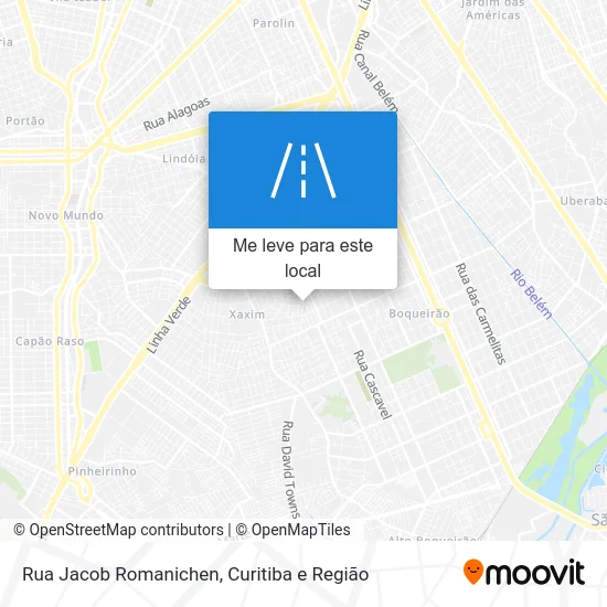 Rua Jacob Romanichen mapa
