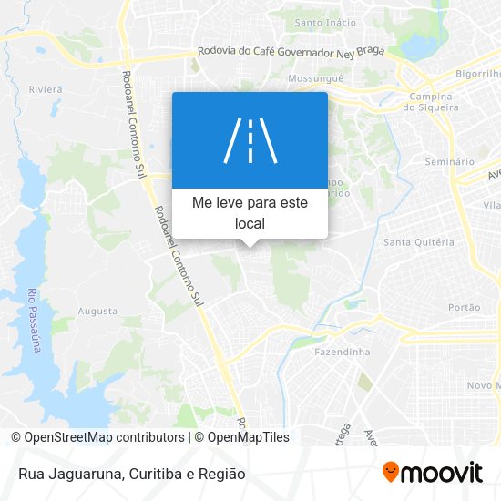 Rua Jaguaruna mapa
