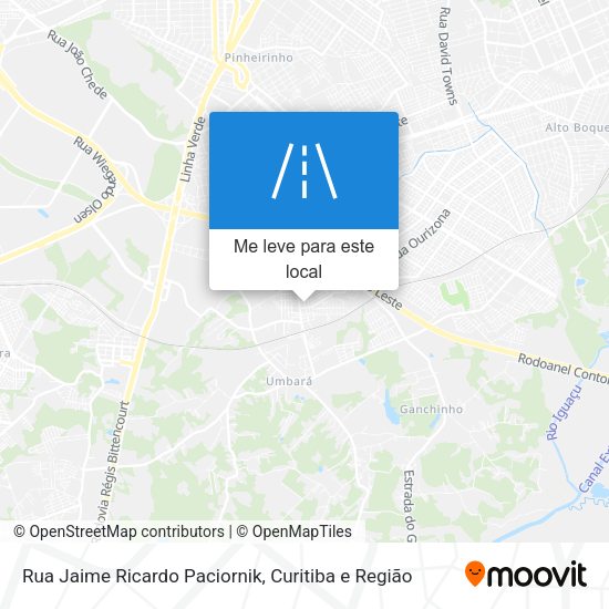Rua Jaime Ricardo Paciornik mapa