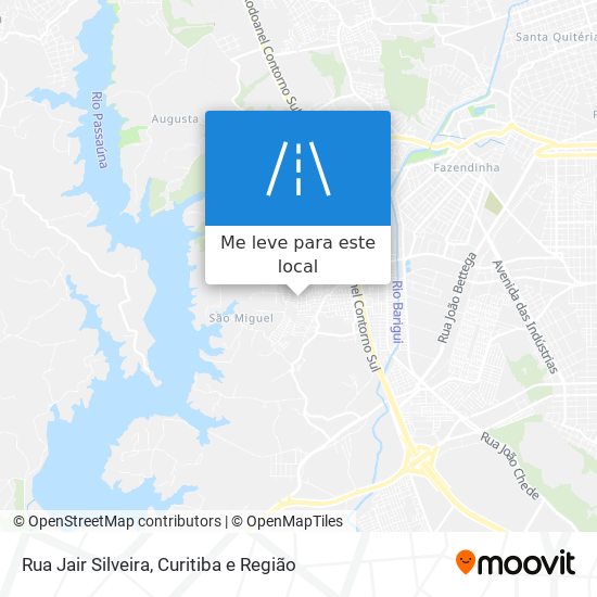 Rua Jair Silveira mapa