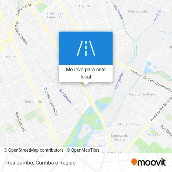 Rua Jambo mapa
