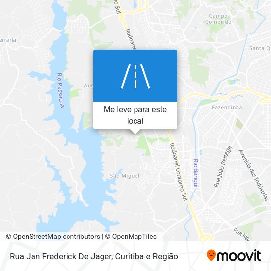 Rua Jan Frederick De Jager mapa