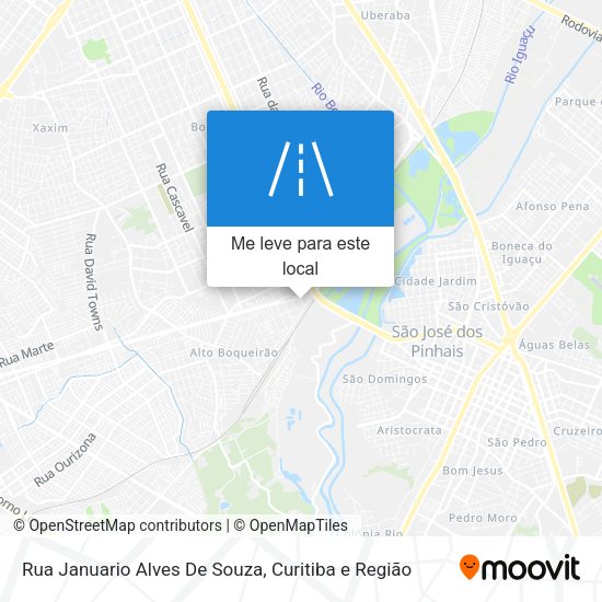 Rua Januario Alves De Souza mapa