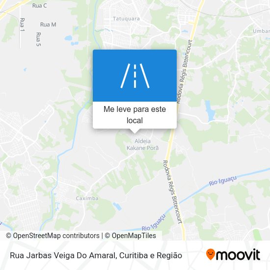 Rua Jarbas Veiga Do Amaral mapa