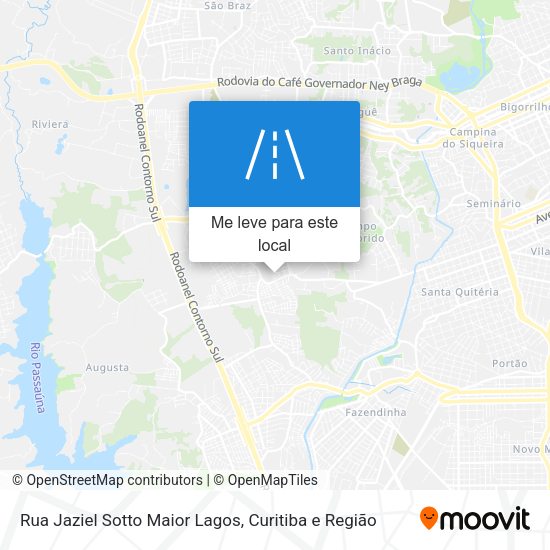 Rua Jaziel Sotto Maior Lagos mapa