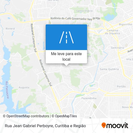 Rua Jean Gabriel Perboyre mapa