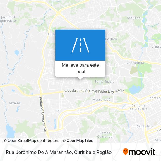 Rua Jerônimo De A Maranhão mapa