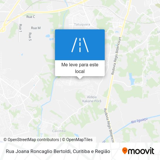 Rua Joana Roncaglio Bertoldi mapa