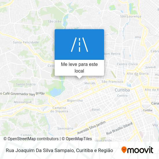 Rua Joaquim Da Silva Sampaio mapa