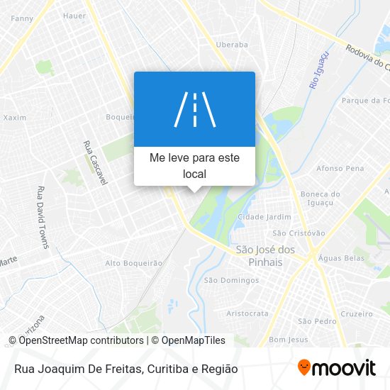 Rua Joaquim De Freitas mapa