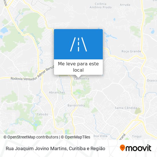 Rua Joaquim Jovino Martins mapa