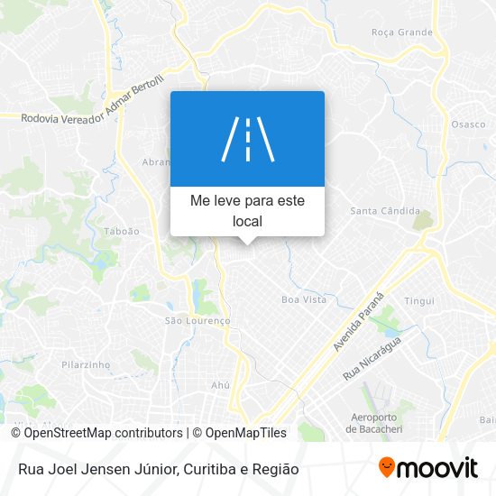 Rua Joel Jensen Júnior mapa
