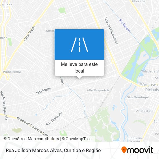 Rua Joilson Marcos Alves mapa