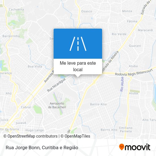 Rua Jorge Bonn mapa