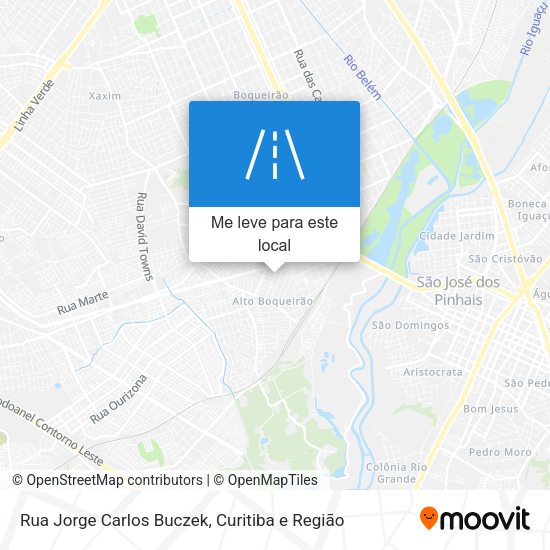 Rua Jorge Carlos Buczek mapa