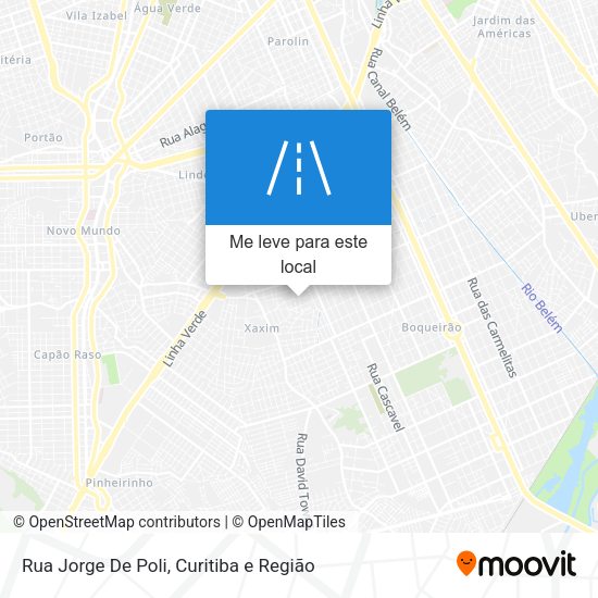 Rua Jorge De Poli mapa
