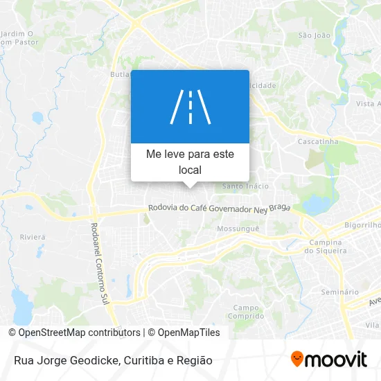 Rua Jorge Geodicke mapa