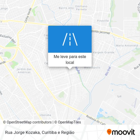 Rua Jorge Kozaka mapa