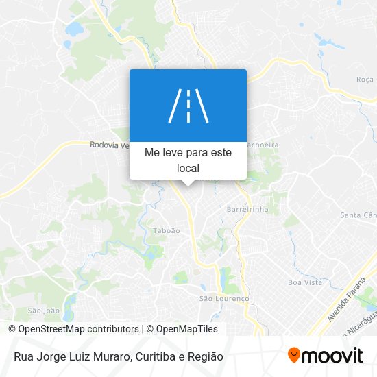 Rua Jorge Luiz Muraro mapa