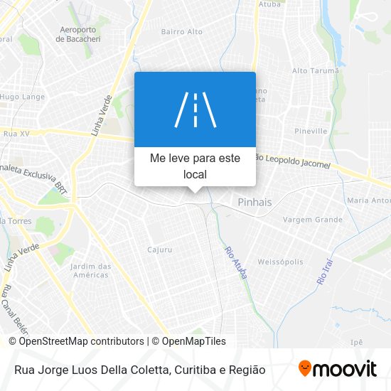 Rua Jorge Luos Della Coletta mapa