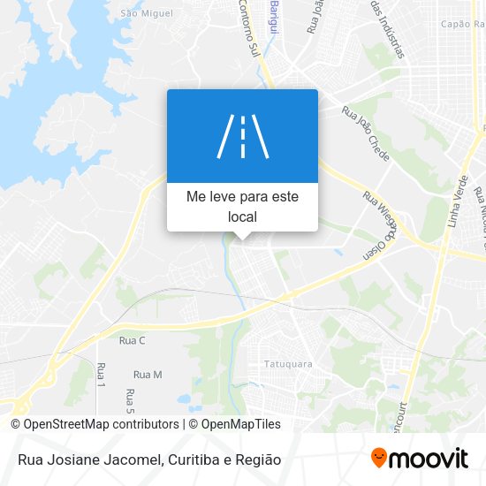Rua Josiane Jacomel mapa