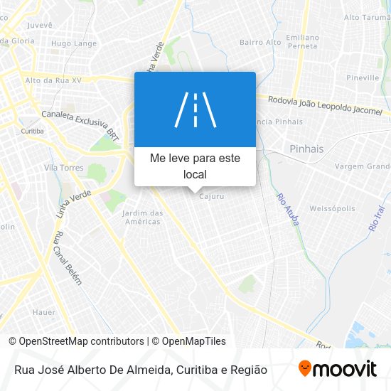 Rua José Alberto De Almeida mapa
