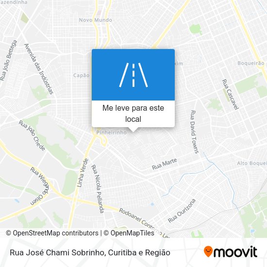 Rua José Chami Sobrinho mapa