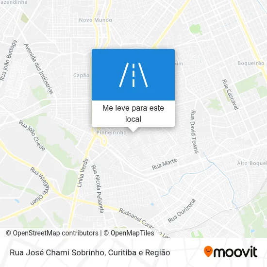Rua José Chami Sobrinho mapa
