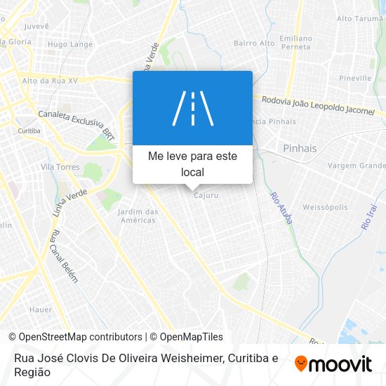 Rua José Clovis De Oliveira Weisheimer mapa