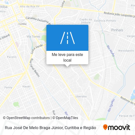 Rua José De Melo Braga Júnior mapa