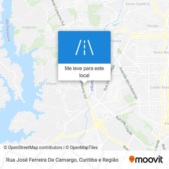 Rua José Ferreira De Camargo mapa