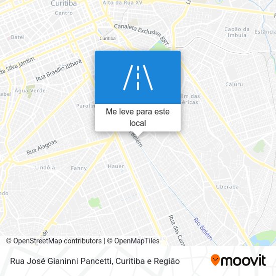 Rua José Gianinni Pancetti mapa
