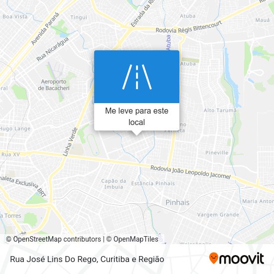 Rua José Lins Do Rego mapa