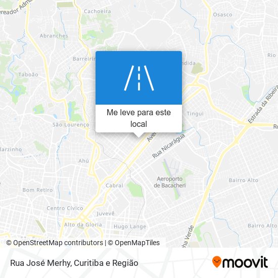 Rua José Merhy mapa