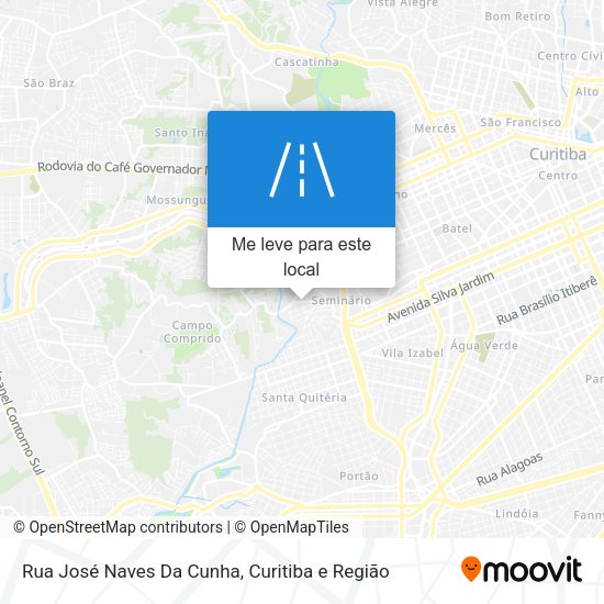 Rua José Naves Da Cunha mapa
