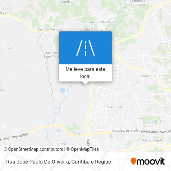 Rua José Paulo De Oliveira mapa