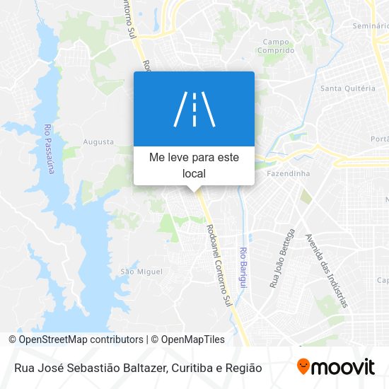 Rua José Sebastião Baltazer mapa
