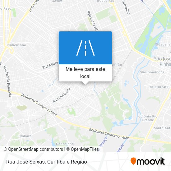 Rua José Seixas mapa