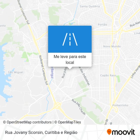 Rua Jovany Scorsin mapa