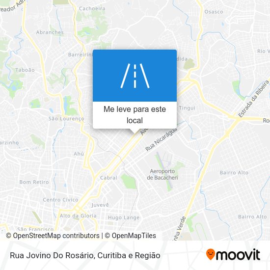 Rua Jovino Do Rosário mapa