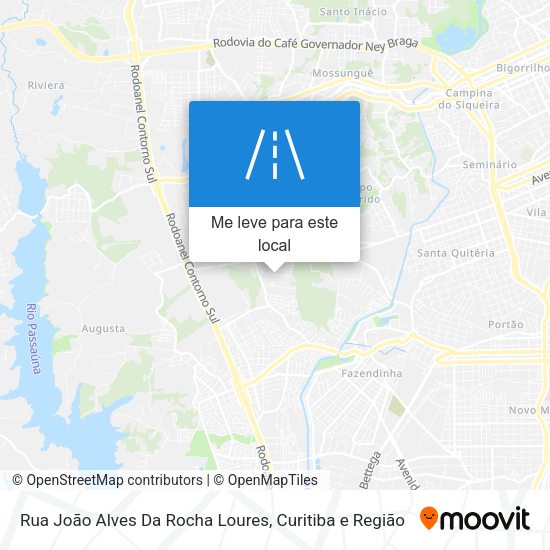 Rua João Alves Da Rocha Loures mapa