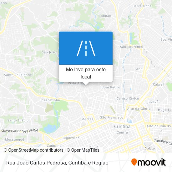 Rua João Carlos Pedrosa mapa