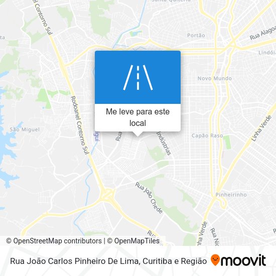 Rua João Carlos Pinheiro De Lima mapa